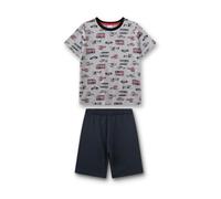 Sanetta - Kid's Pyjama 1/2 233739 - Alltagsunterwäsche, Gr. 116, grau (BrightGreyMelange)