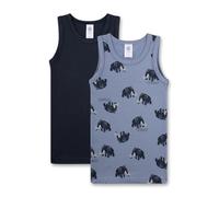 Sanetta - Kid's DP Shirt 337071+337072 - Top, Gr. 104, grau (StoneWash)