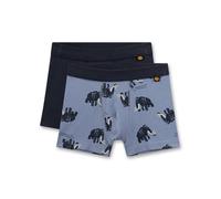 Sanetta - Kid's DP Shorts 337065+337066 - Unterhose, Gr. 92, grau/blau (StoneWash)