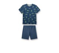 SANETTA Jungen Pyjama 2-teilig T-Shirt und Shorts blau | 116