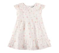 Sanetta Fiftyseven Webkleid Flügelarm Rüschenkragen Blumen 92 natur/rosa
