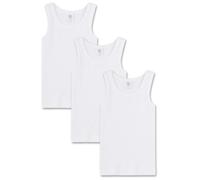 Sanetta Unterhemd 3er Pack Jungen weiß, 152