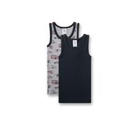 Sanetta Jungen Doppelpack Top 337293 Hellgrau Melange Gr. 116