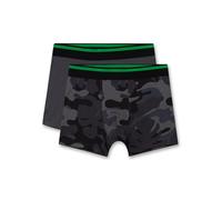 Sanetta Jungen 348248 Doppelpack Hipshorts, Iron Gate, 140 EU