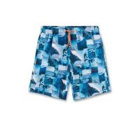 Sanetta Jungen-Badeshorts Blau | Bequeme und schnell trocknende Badehose aus recyceltem Polyester für Jungen. Bademode für Kinder