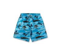 Sanetta Jungen-Badeshorts blau Surfer | Bequeme und schnell trocknende Badehose aus recyceltem Polyester für Jungen. Bademode für Kinder