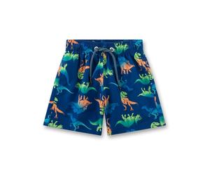Sanetta Jungen-Badeshorts dunkelblau Dino - 92 / blau / 100% recyceltes Polyester
