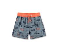 Sanetta Jungen-Badeshorts grau Safari | Bequeme und schnell trocknende Badehose aus recyceltem Polyester für Jungen. Bademode für Kinder
