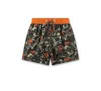 Sanetta Jungen-Badeshorts schwarz Tiger | Bequeme und schnell trocknende Badehose aus recyceltem Polyester für Jungen. Bademode für Kinder
