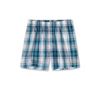 Sanetta Jungen Boxershort, kariert 342958, Gr. 152, Blau (5974)