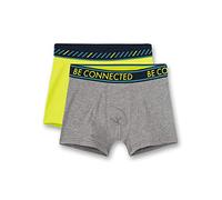 Sanetta Jungen Retropants "DP Hipshorts" 2er-Pack, grau, Gr. 164