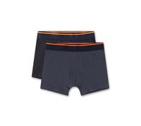 Sanetta Jungen-Hipshorts (Doppelpack) dunkelblau & dunkelgrau | Hochwertige und nachhaltige Unterhose für Jungen aus Baumwoll-Mix. Inhalt: 2er Set Unterwäsche für Jungen