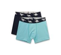 Sanetta 2er-Pack Boxershorts Dinos 92 türkis/marine
