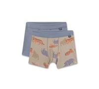 Sanetta Jungen-Hipshorts (Doppelpack) grün | Hochwertige und nachhaltige Unterhose für Jungen aus Bio-Baumwoll-Mix. Inhalt: 2er Set Unterwäsche für Jungen 092