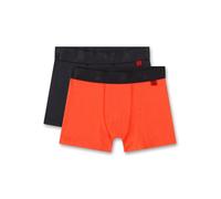 Sanetta Jungen-Hipshorts (Doppelpack) Orange | Hochwertige und nachhaltige Unterhose für Jungen aus Baumwoll-Mix. Inhalt: 2er Set Unterwäsche für Jungen 092