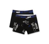 Sanetta Jungen-Hipshorts (Doppelpack) schwarz | Hochwertige und nachhaltige Unterhose für Jungen aus Baumwoll-Mix.