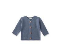 Sanetta Baby-Strickjacke blau aus Wolle | hochwertige Woll-Qualität, kuschlig, wärmend