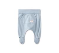 Sanetta Jungen Newborn Hose mit Fuß Interlock 100% Bio-Baumwolle