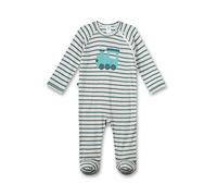 Sanetta Jungen-Overall Beigemelange | Praktischer und bequemer Strampler aus weicher Bio-Baumwolle für Jungen. | Babyoverall Größe