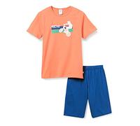 Sanetta Jungen Pyjama Short Baby-und Kleinkind-Schlafanzüge, orange County, 104