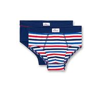 Sanetta Jungen S. Oliver Slips im Doppelpack Boxershorts, 2per Pack Blau (Royal Blue 5809), 92 (Herstellergröße: 092)