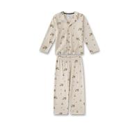 Sanetta Jungen-Schlafanzug Beige | Hochwertiger und bequemer Schlafanzug aus Baumwolle für Jungen. Pyjamaset für Jungen 098