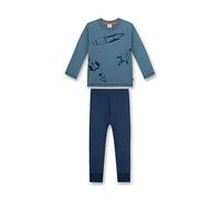 Sanetta Jungen-Schlafanzug Blau | Bequemer Schlafanzug für Jungen lang. | Pyjamaset Größe