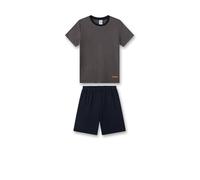 Sanetta Jungen-Schlafanzug Blau | Hochwertiger und bequemer Schlafanzug aus Baumwoll-Modal-Mix für Jungen. Pyjamaset für Jungen 128