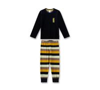 Sanetta Jungen-Schlafanzug Blau aus Nicki | Hochwertiger und bequemer Schlafanzug aus Baumwoll-Nicki für Jungen. Pyjamaset für Jungen 098
