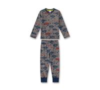 Sanetta Jungen-Schlafanzug Grau | Hochwertiger und bequemer Schlafanzug aus Baumwolle für Jungen. Pyjamaset für Jungen 104