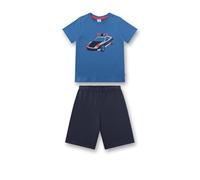 Sanetta - Kid's Pyjama 1/2 233715 - Alltagsunterwäsche, Gr. 128, blau (Delft)