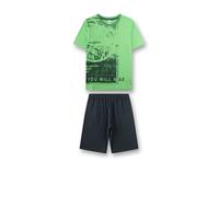 Sanetta Jungen-Schlafanzug kurz grün Basketball - 140 / grün / 100% Baumwolle