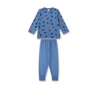 Sanetta Jungen-Schlafanzug lang aus Baumwolle Blau Größe 104
