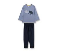 Sanetta - Kid's Pyjama Long 233581 - Schlafanzug, Gr. 98, grau (StoneWash)