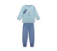 Sanetta Jungen-Schlafanzug lang Hellblau | Hochwertiger und bequemer Schlafanzug aus Bio-Baumwolle für Jungen. Pyjamaset für Jungen 098