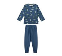 Sanetta Jungen Schlafanzug, lang - Kids, Krokodil, Pyjama, Single Jersey 140 Mehrfarbig