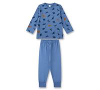 Sanetta Jungen Schlafanzug - lang, Kids, Nachtwäsche, Pyjama, Baumwolle 140 Blau