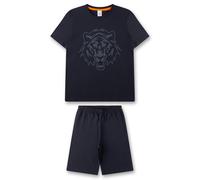 Sanetta Jungen Schlafanzug - Teens, kurz, Nachtwäsche, Pyjama, Baumwolle Dunkelblau 188