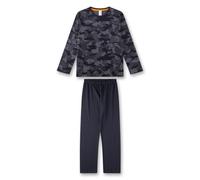Sanetta Jungen Schlafanzug - Teens, lang, Nachtwäsche, Pyjama, Baumwolle Schwarz/Grau 188