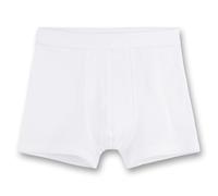 Sanetta Jungen Short - Pant, Unterhose, Organic Cotton, 104-176, einfarbig Weiß 152
