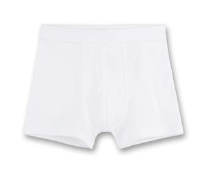 Sanetta Jungen Short - Pant, Unterhose, Organic Cotton, 104-176, einfarbig Weiß 152
