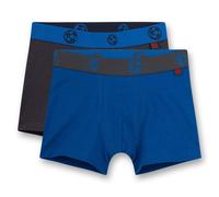 Sanetta - Boxershorts FUßBALL 2er-Pack in blue snorkel Gr.104