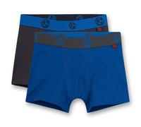 Sanetta - Boxershorts FUßBALL 2er-Pack in blue snorkel Gr.92