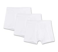 Sanetta Jungen Shorts 3er Pack - Pant, Unterhose, Organic Cotton, 104-176, weiß (152 (10-11 Years))