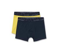Sanetta Jungen-Shorts (Doppelpack) Blau | Hochwertige und nachhaltige Unterhose für Jungen aus Baumwoll-Mix. Unterhose mit Webbund | Inhalt: 2er Set Unterwäsche für Jungen