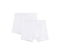 Sanetta Jungen Shorts im Doppelpack aus Bio-Baumwolle - Made in Europe - weiß (01), 140