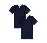 Sanetta Jungen T-Shirt halbarm im Doppelpack aus Bio-Baumwolle - Made in Europe - Neptun (50226), 128