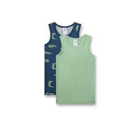 Sanetta - Kid's Doppelpack Top 337257 - Top, Gr. 140, grün (TrueBlue)