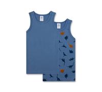 Sanetta Unterhemden Jungen Kid's DP Shirt 336997+336998 2er Pack Blau Gr. 140