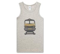 Sanetta Jungen Unterhemd Eisenbahn/Zug, grau 336445 gr.116